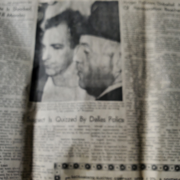 The Sacramento Bee Friday November 22, 1963 Kennedy Assassination - Picture 5 of 6